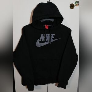 NIKE AIR SPLASH NAVY PULLOVER HOODIE MEN'S SIZE LARGE GREAT COND